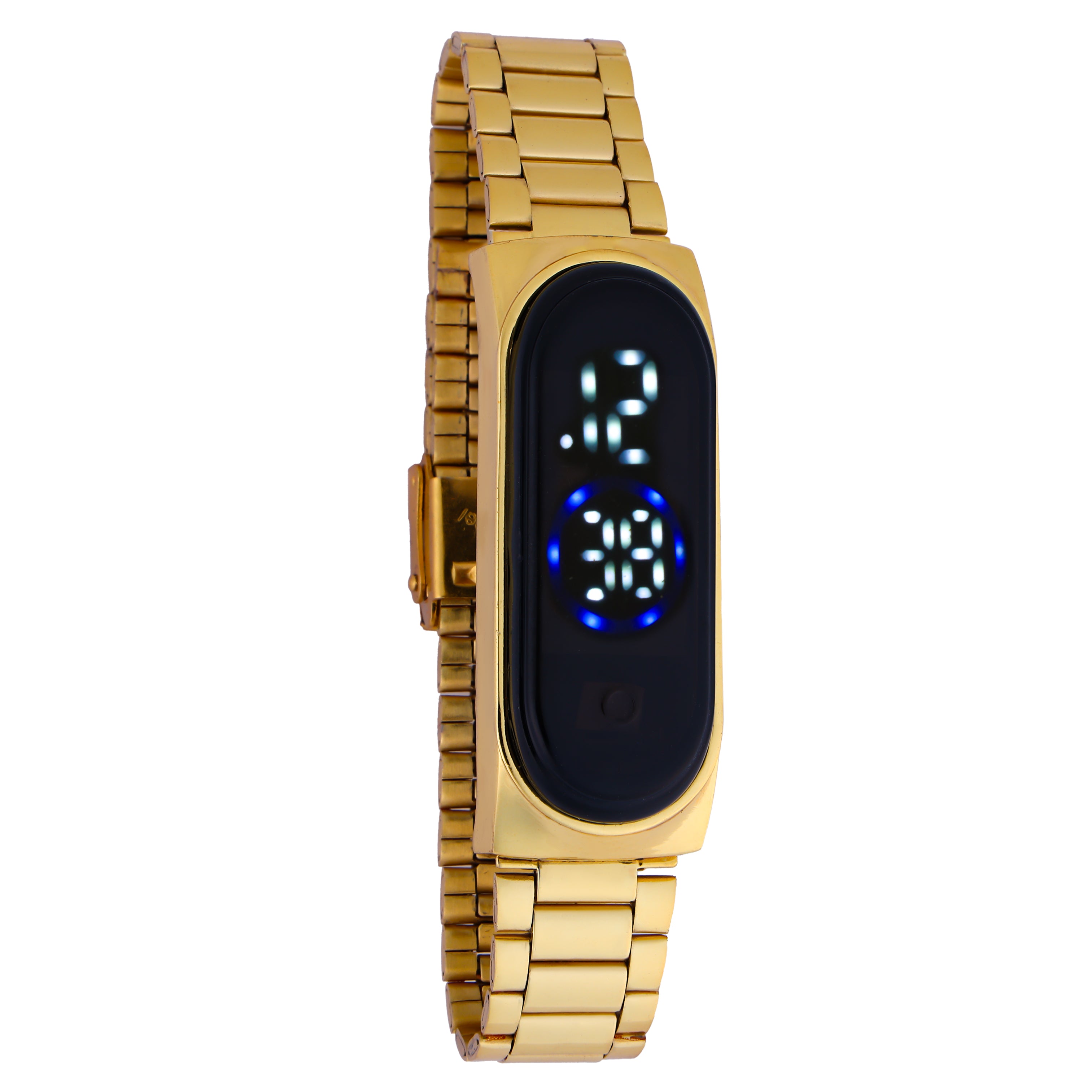 Combo of 2 Golden Chain + Bracelet + 2 Ring + Digital Watch