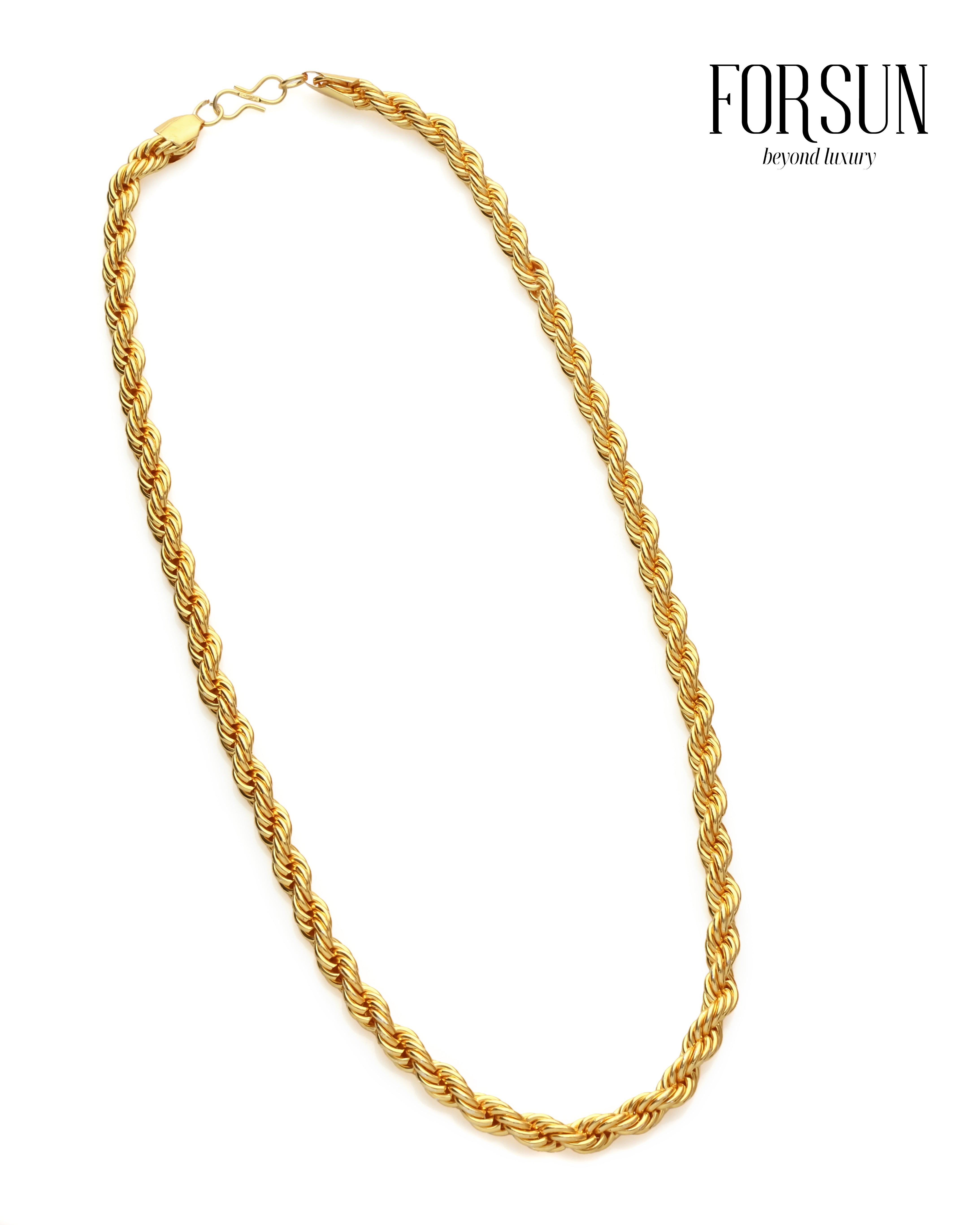 Memoir Genuine Brass Alloy Micron Goldplated Heavy Chain necklace for Men