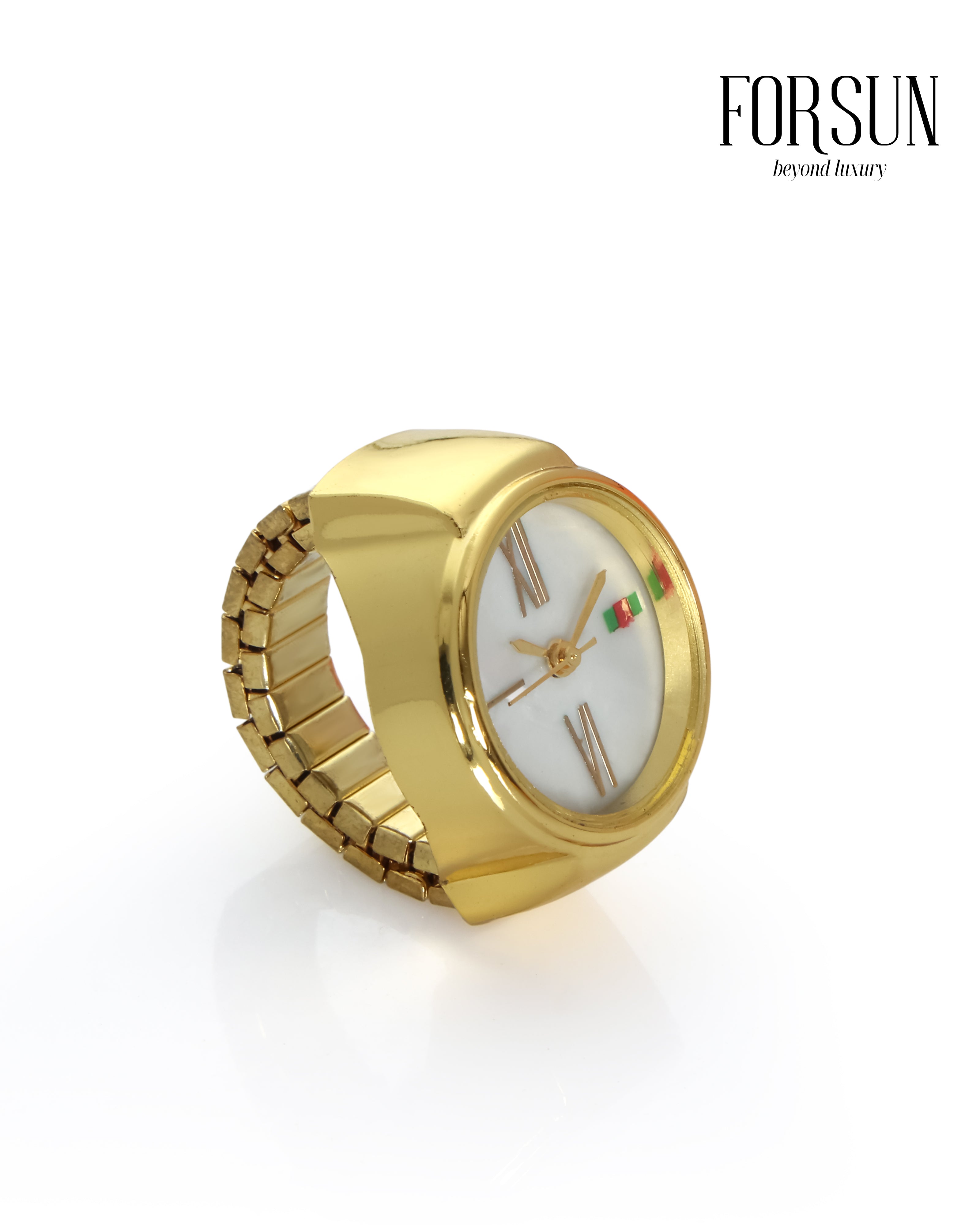 Golden Watch Ring