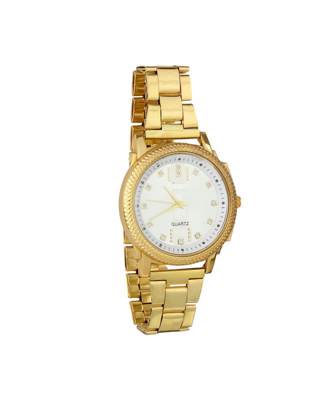 Combo of Golden Watch + 2 Chain + 2 Austrian Diamond Ring + Bracelet