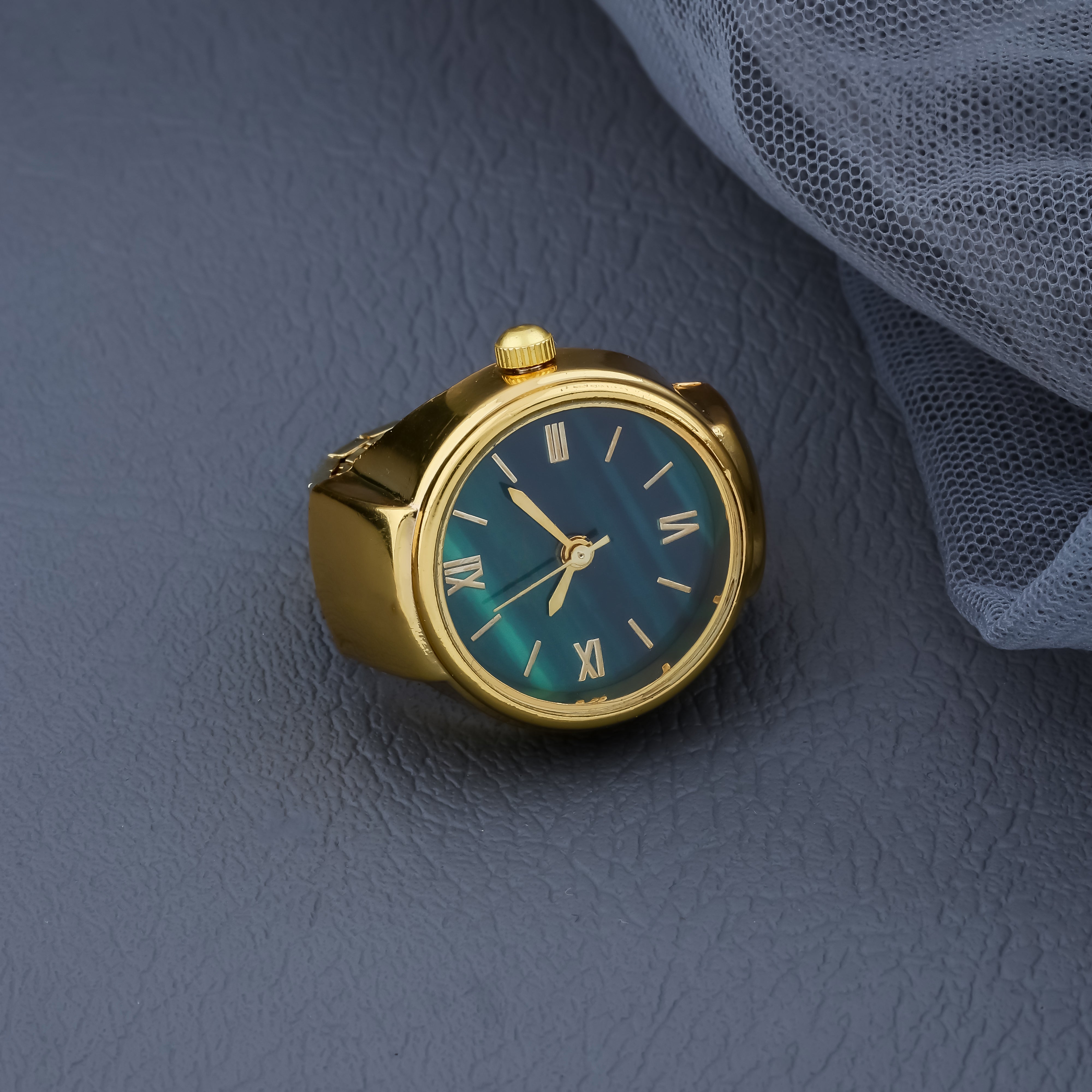 Golden Watch Ring