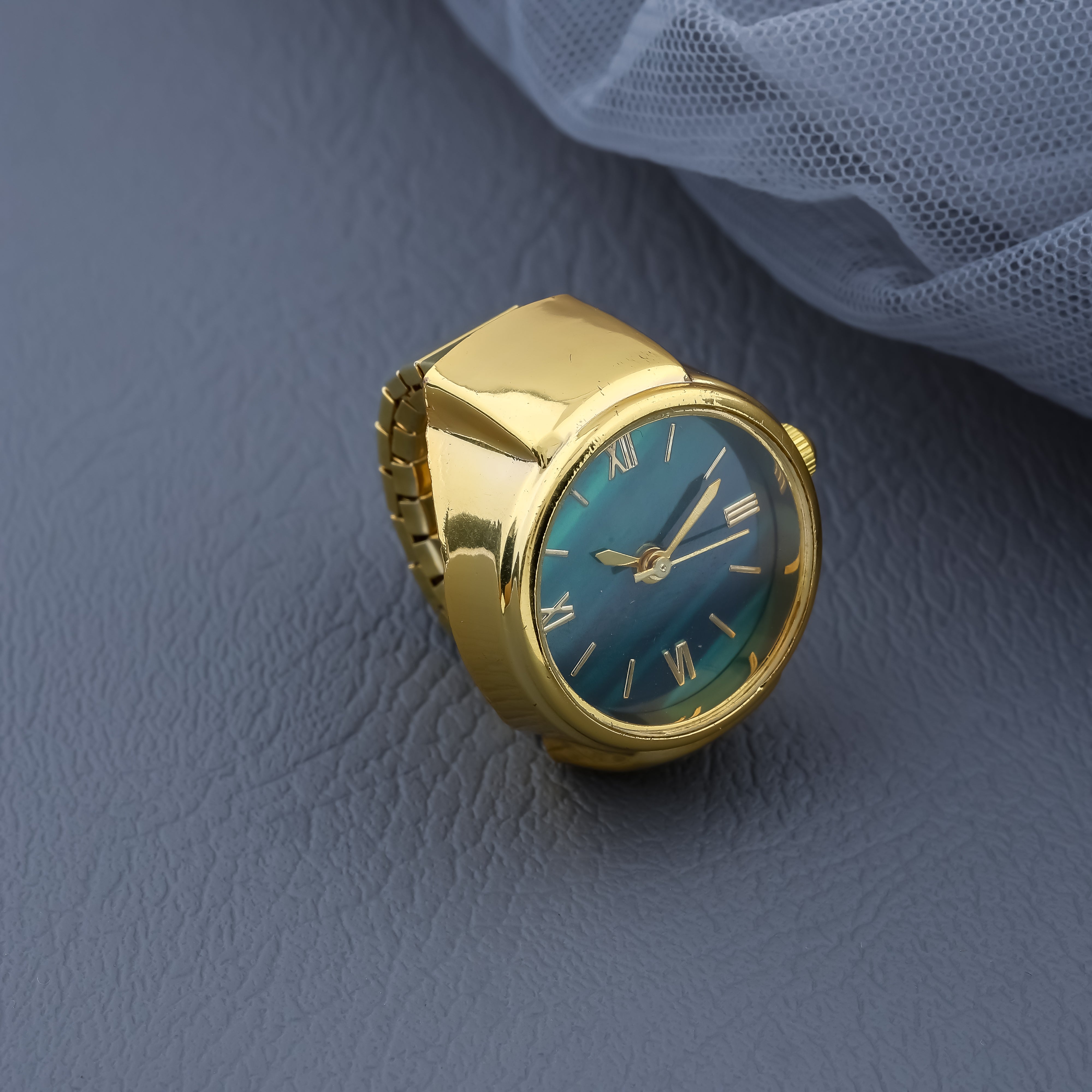 Golden Watch Ring